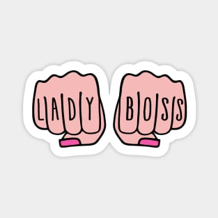 Lady boss female hands Sticker